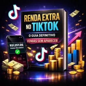 Imagem de capa para o Ebook Renda Extra no TikTok: O Guia Definitivo para Vendas Sem Aparecer !