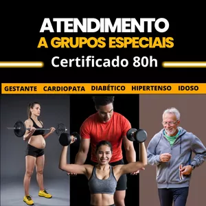 Curso Treinamento físico para grupos especiais