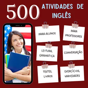 Imagem do curso +500 ATIVIDADES DE INGLÊS