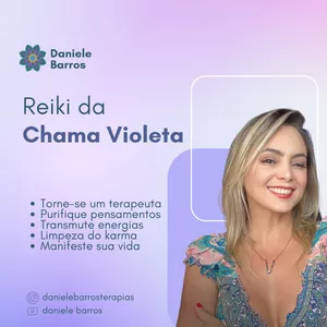Imagem de capa para o Curso online REIKI DA CHAMA VIOLETA 