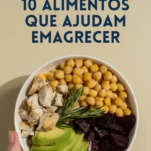 Imagem de capa para o Ebook 10 alimentos que ajudam emagrecer