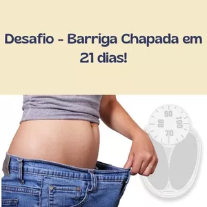 Imagem de capa para o Ebook Desafio Barrigada  Chapada em 21 dias
