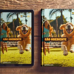 Imagem de capa para o Ebook Cão Obediente: Seu Guia para Adestramento Positivo em Casa