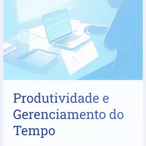 Imagem de capa para o Ebook Produtividade e Gerenciamento do Tempo