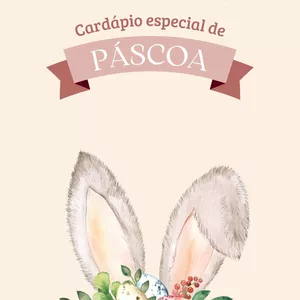 Imagem de capa para o Curso online CARDÁPIO DE PÁSCOA AQUARELADO