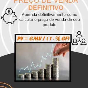 Imagem de capa para o Ebook Como Calcular o Preço de Venda - Definitivo