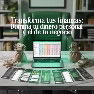 Imagen de portada para Curso online Transforma tus Finanzas: Domina tu Dinero Personal y el de tu Negocio