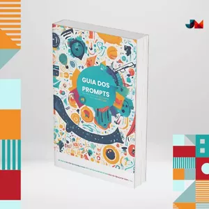 Imagem de capa para o Ebook Guia Definitivo de Prompts: Desbloqueie Seu Potencial Criativo em Diversos Segmentos