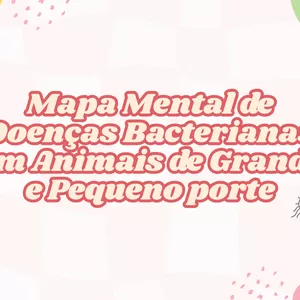 Imagem de capa para o Ebook Mapa Mental - Doenças Bacterianas 