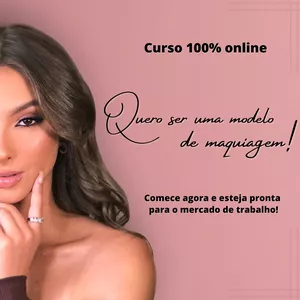 Imagem do curso Quero ser uma modelo de maquiagem! 