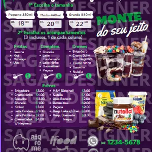 Imagem de capa para o Curso online Cardápio Açaí 2024