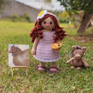Imagem de capa para o Curso online Curso Boneca Yumi Desenhista em Amigurumi 