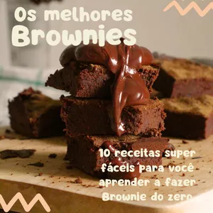 Imagem de capa para o Ebook Os melhores Brownies