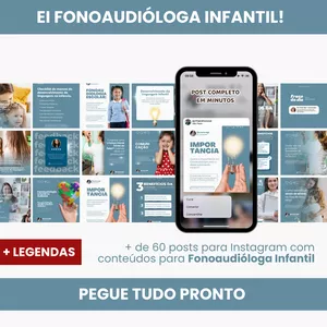Imagem do curso PACK FONOAUDIÓLOGA INFANTIL
