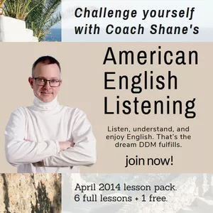 Cover image for Online course Coach Shane's American English Listening - April 2014