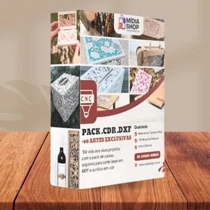 Imagem de capa para o Curso online Pacote de Artes Caixas MDF e Acrílicos Décor 2023 + Bônus