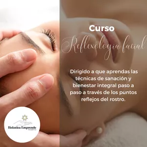 Imagen de portada para Curso online Curso Reflexología facial
