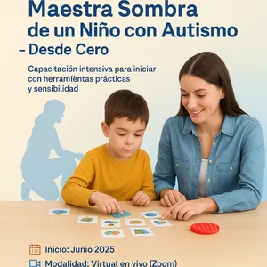 Imagen de portada para Curso online MAESTRA SOMBRA DE UN NIÑO CON AUTISMO - DESDE CERO