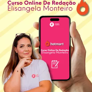 Imagem de capa para o Curso online Curso Online de Redação Elisangela Monteiro