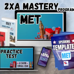 Cover image for Online course MET SPEAKING COURSE - (Michigan English Test) 