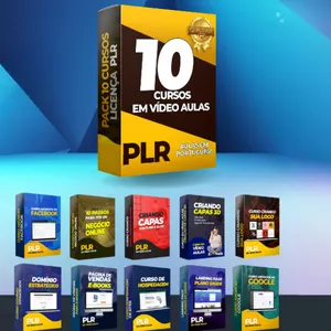 Imagem de capa para o Ebook 10 PLR’S em vídeos 