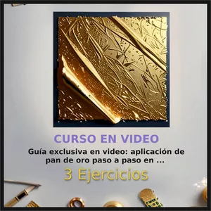 Imagen de portada para Curso online Guía Exclusiva en Video: Aplicación de Pan de Oro Paso a Paso en 3 Ejercicios