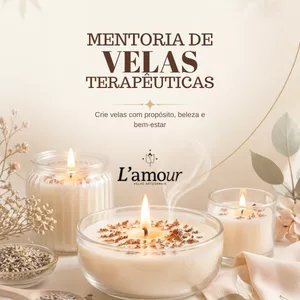 Imagem do curso Mentoria de Velas Terapêuticas