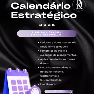 Imagem de capa para o Ebook CALENDÁRIO ESTRATÉGICO HOTELEIRO 2025