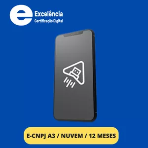 Imagem de capa para o Curso online Certificado Digital e-CNPJ A3 Nuvem Emissão por Videoconferência