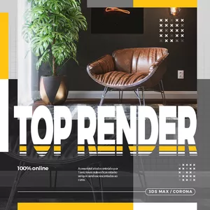Imagem de capa para o Curso online TOP RENDER