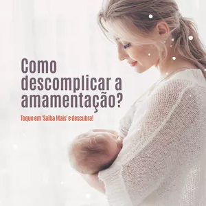 Imagem de capa para o Ebook Amamentação descomplicada