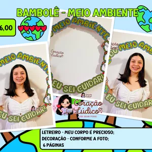 Imagem de capa para o Ebook 🌎Bambolê - Meio Ambiente 