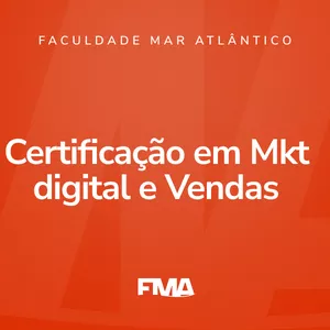 Imagem de capa para o Curso online Certificação em Marketing Digital e Vendas
