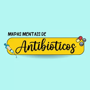 Imagem de capa para o Ebook Mapas mentais de Antibióticos