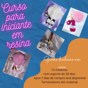 Imagem de capa para o Curso online Curso completo em resinas