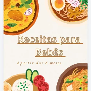 Imagem de capa para o Ebook Receitas para bebês 