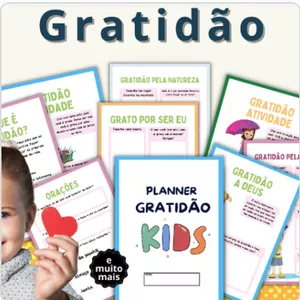 Cover image for Ebook Kids Gratitude Planner