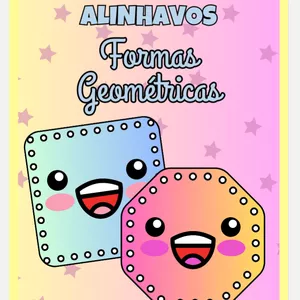 Imagem de capa para o Ebook Alinhavo das formas geométricas 