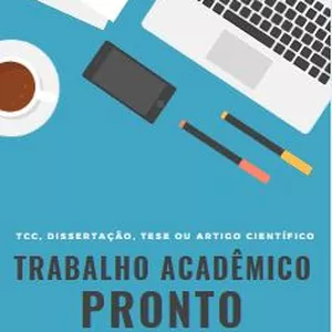 Imagem de capa para o Ebook Trabalho acadêmico pronto - TCC, dissertação, tese ou artigo científico