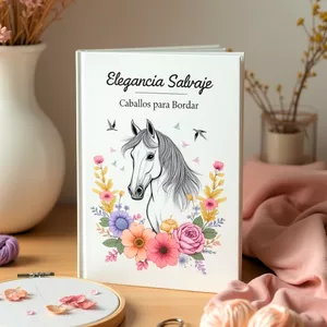 Imagen de portada para Curso online Elegancia Salvaje: Caballos para Bordar