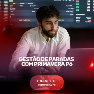 Imagem de capa para o Curso online Gestão de Projetos de Paradas com Primavera P6