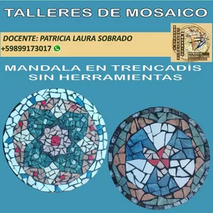 Imagen de portada para Curso online TRENCADIS SIN HERRAMIENTAS (mosaico, mosaiquismo)