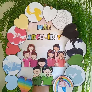 Imagem de capa para o Ebook Luva POEMA "MÃE ARCO-ÍRIS"