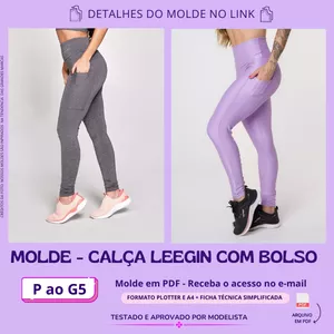 Imagem de capa para o Curso online MOLDE CALÇA LEGGING COM BOLSO