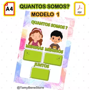 Imagem de capa para o Ebook QUANTOS SOMOS? - RECURSO PEDAGÓGICO EM PDF