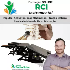 Imagem de capa para o Curso online RCI - INSTRUMENTAL - Impulse, Activator, Drop (Thompson), Tração Elétrica Cervical e Mesa de Flexo Distração