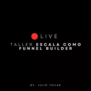 Imagen de portada para Evento online Taller en vivo escala como Funnel Builder