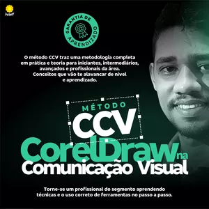 Imagem de capa para o Curso online Método CCV - CorelDraw na Comunicação Visual