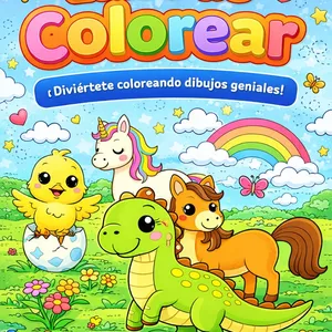Imagen de portada para Ebook Aprendizaje Creativo: Colorear en Familia