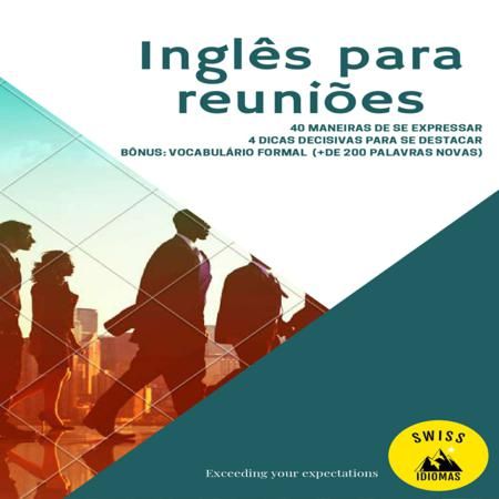 Imagem do curso Inglês para reuniões + Vocabulário Formal